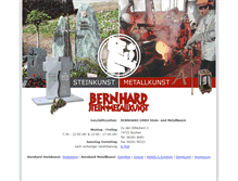 Tablet Screenshot of bernhard-steinundmetallkunst.de